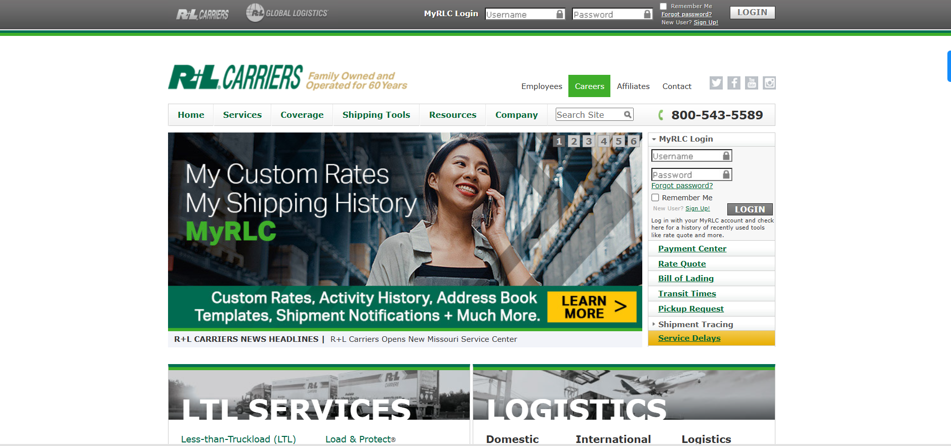 R+L Carriers
