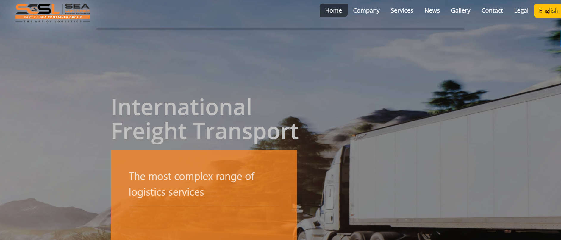 Sea Container Shipping and Logistics