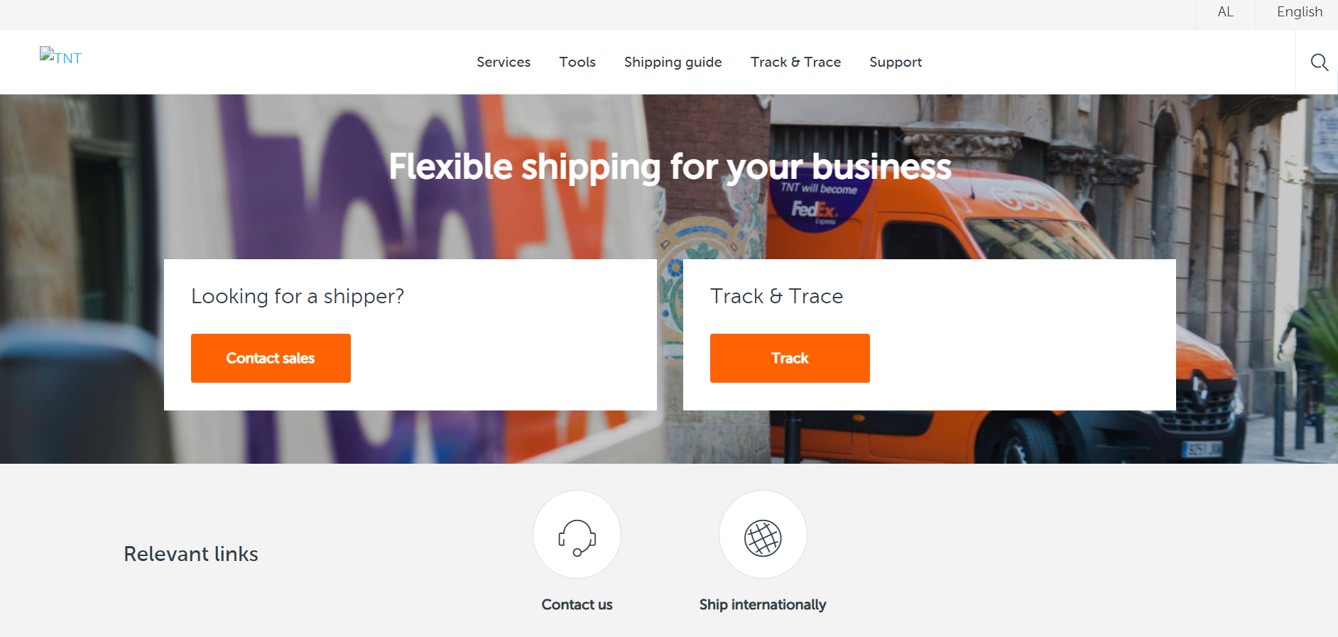 TNT Express Shipping