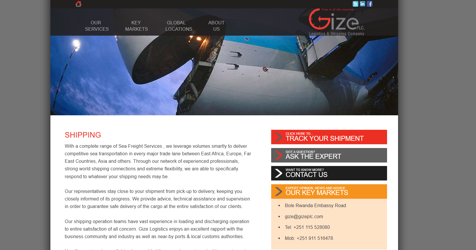 GIZE PLC